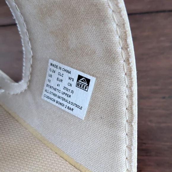 Reef Cream Double Strap Sandals - Picture 5 of 10